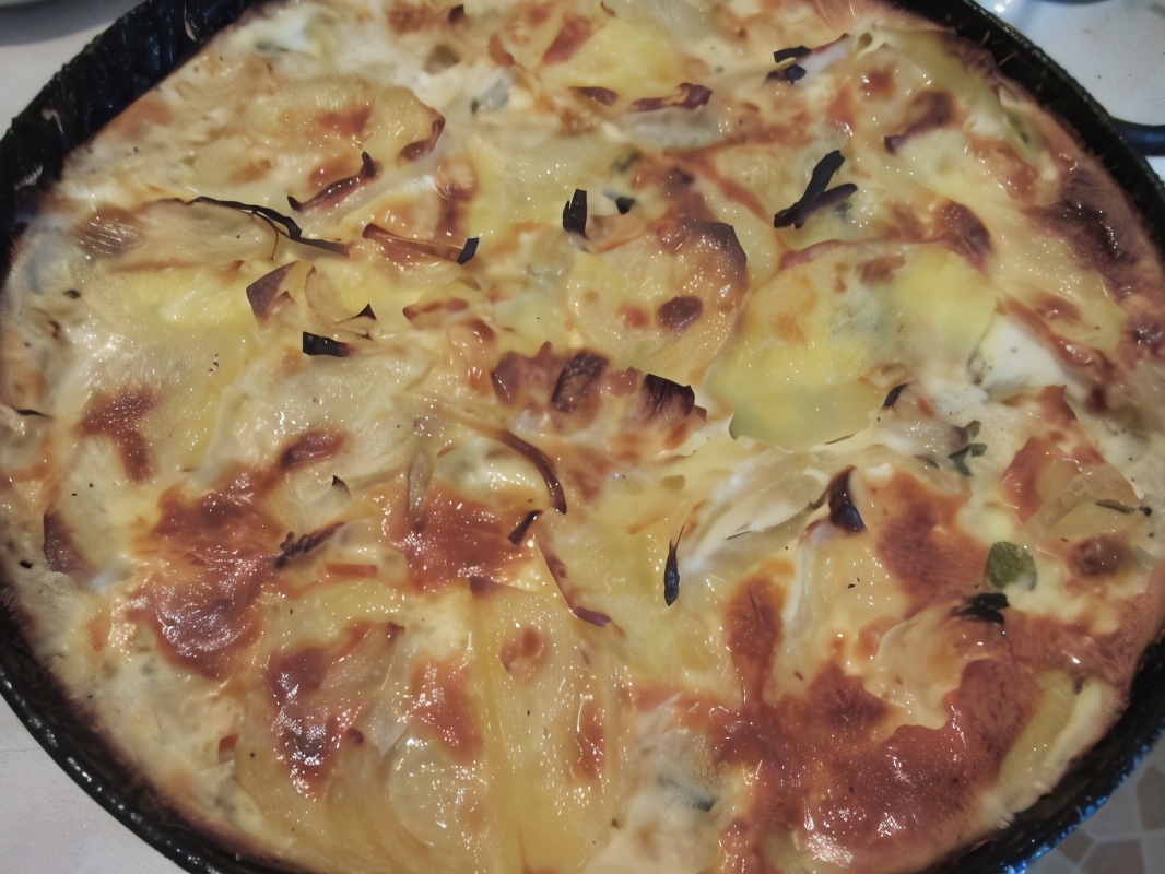 Baked Potatoes with Herring