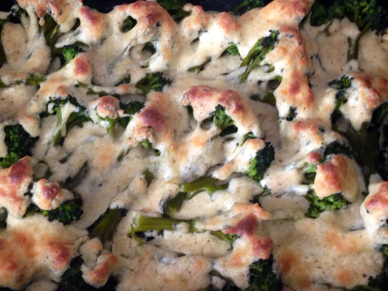 Broccoli Casserole with Cream and Cheese