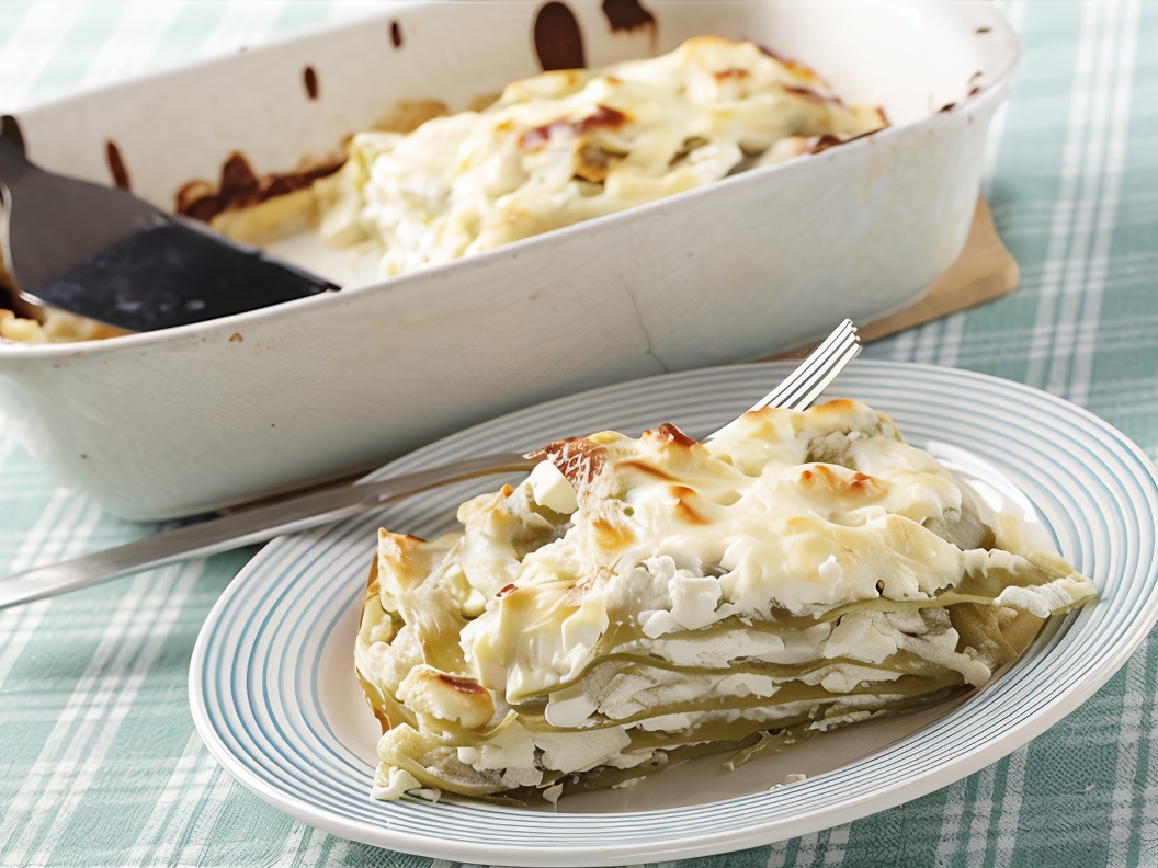 Pasta Casserole with Three Cheeses