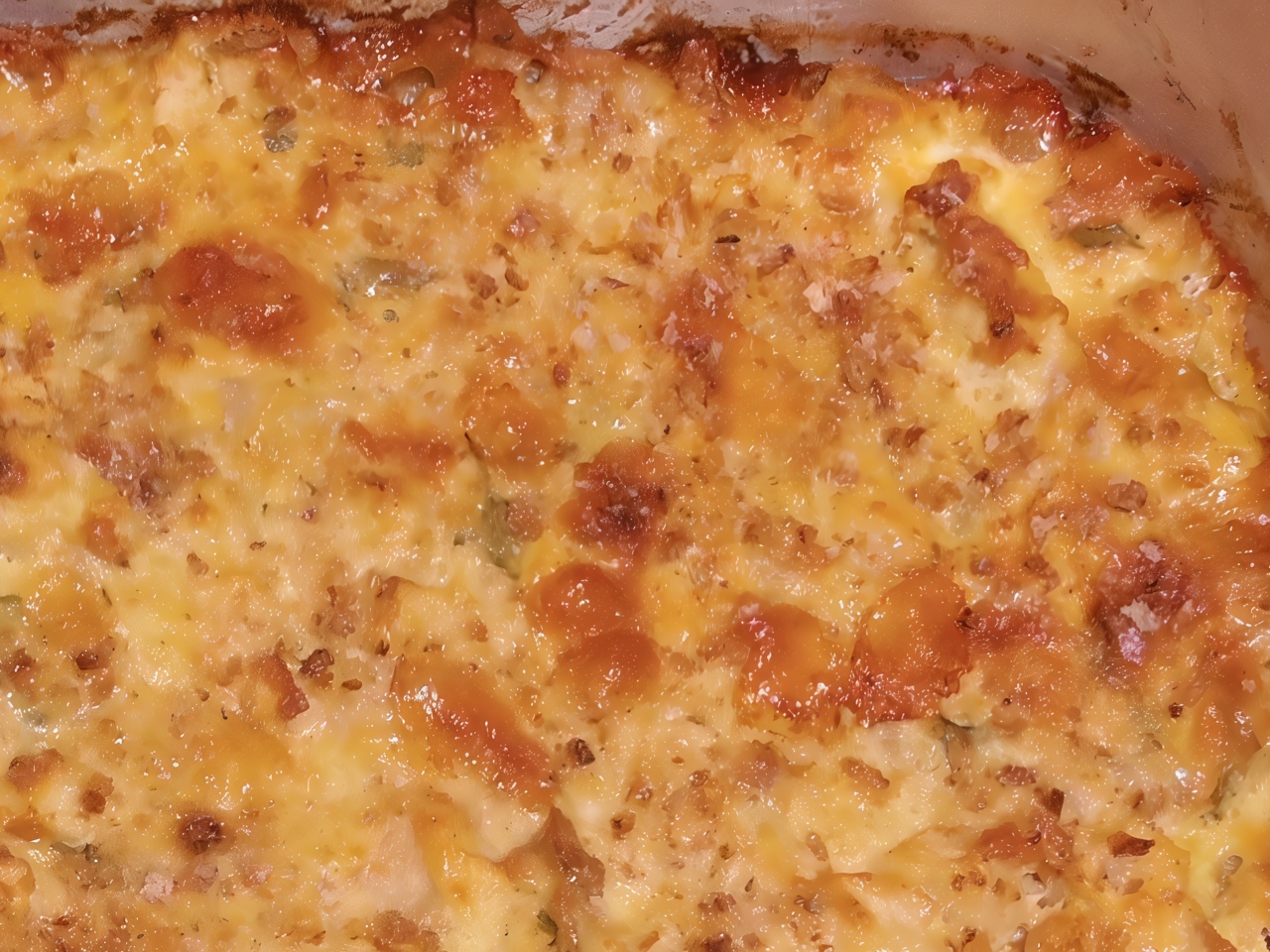Casserole with Cheese, Apple, and Pear