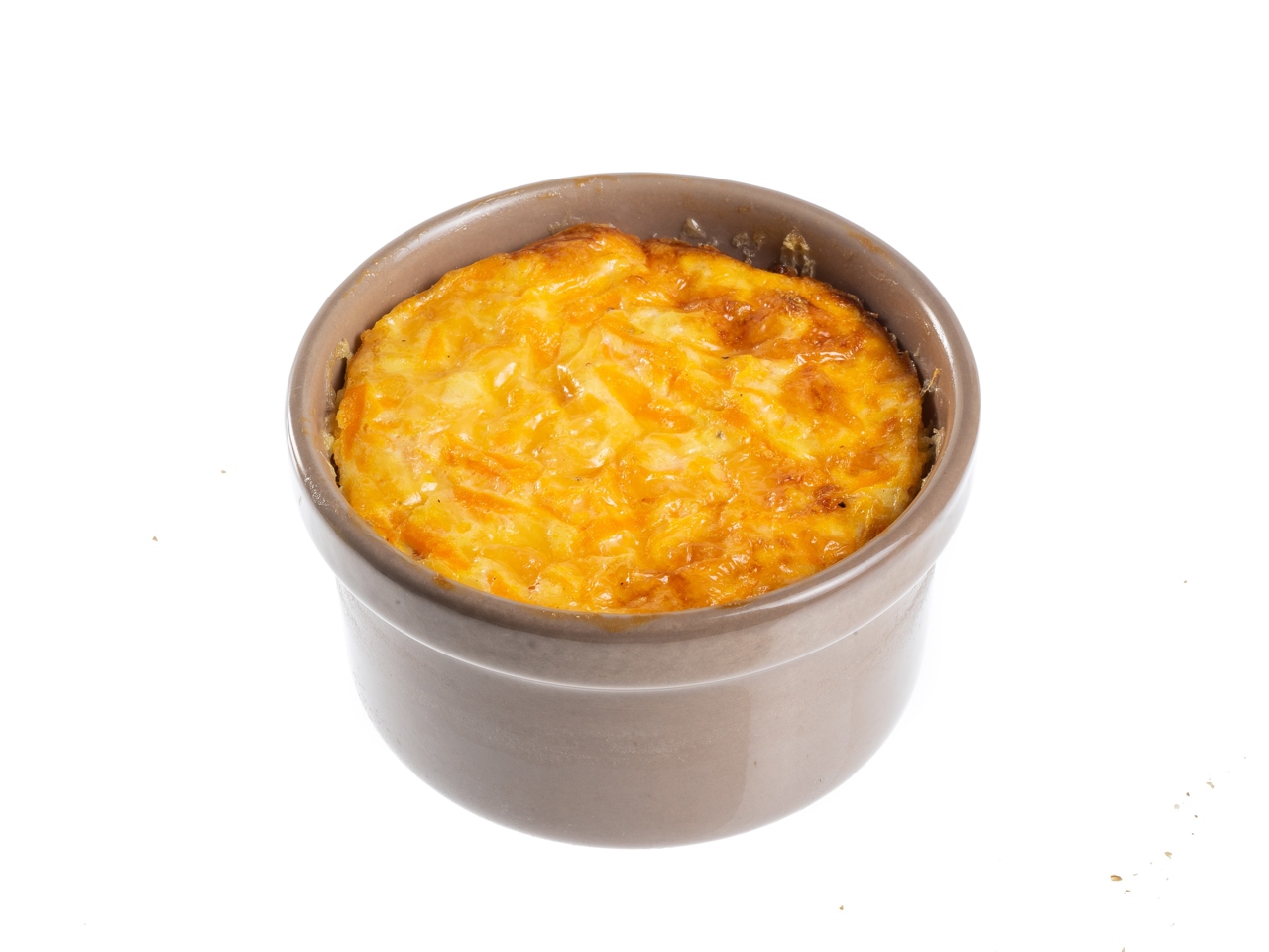 Cheese Casserole with Carrots and Garlic