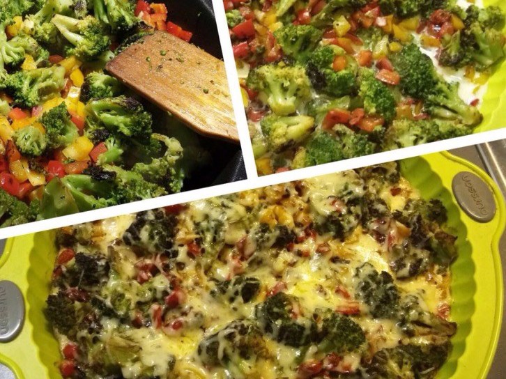Broccoli and Bell Pepper Casserole