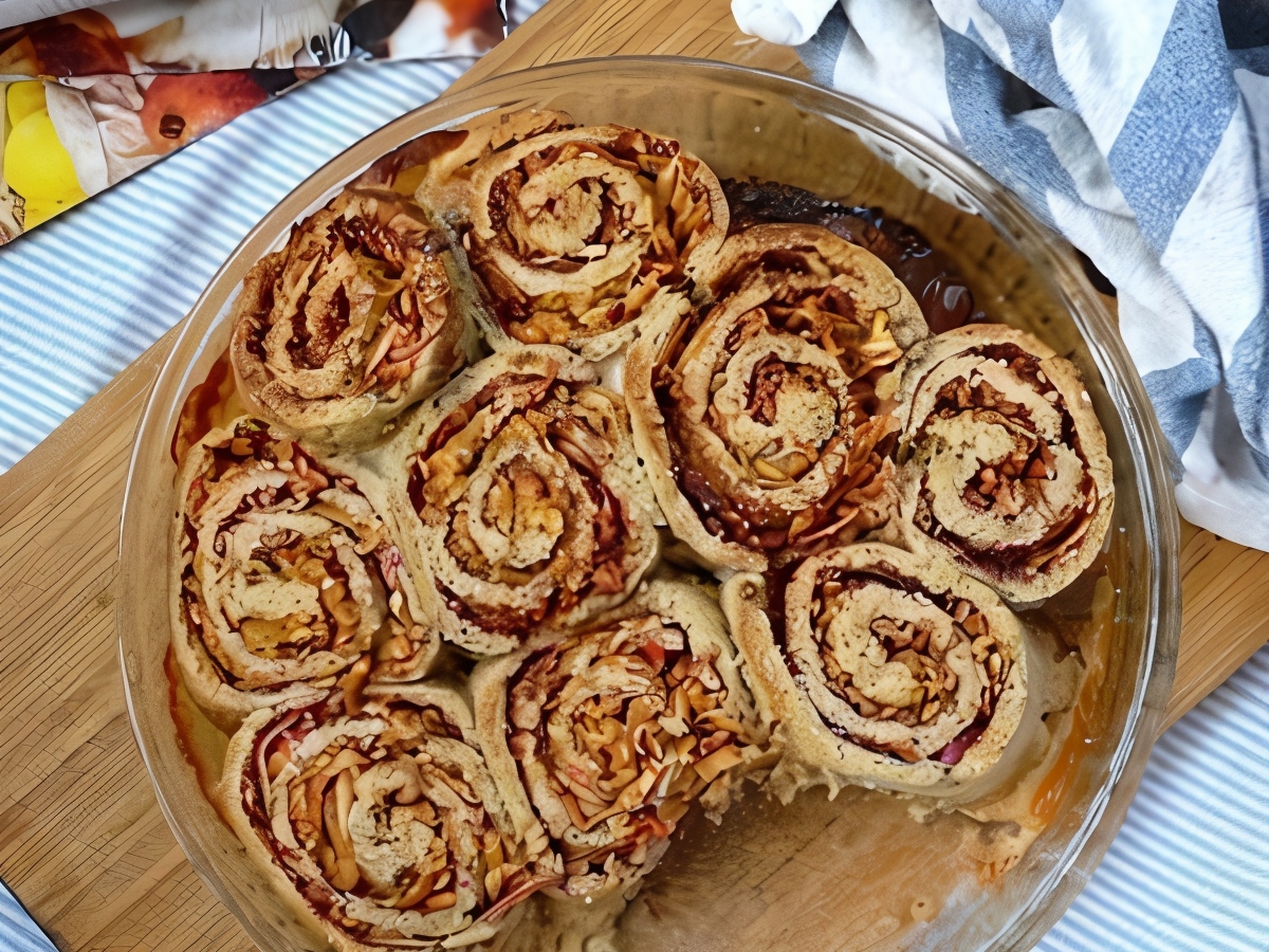 Apple Casserole with a Crispy Crust