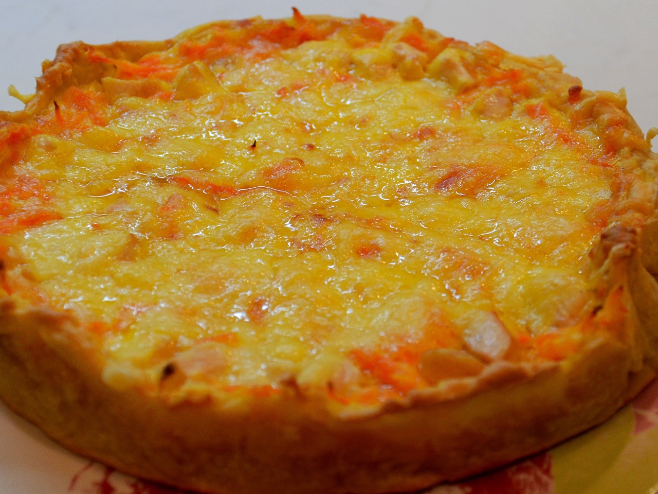 Casserole with Carrots and Chicken