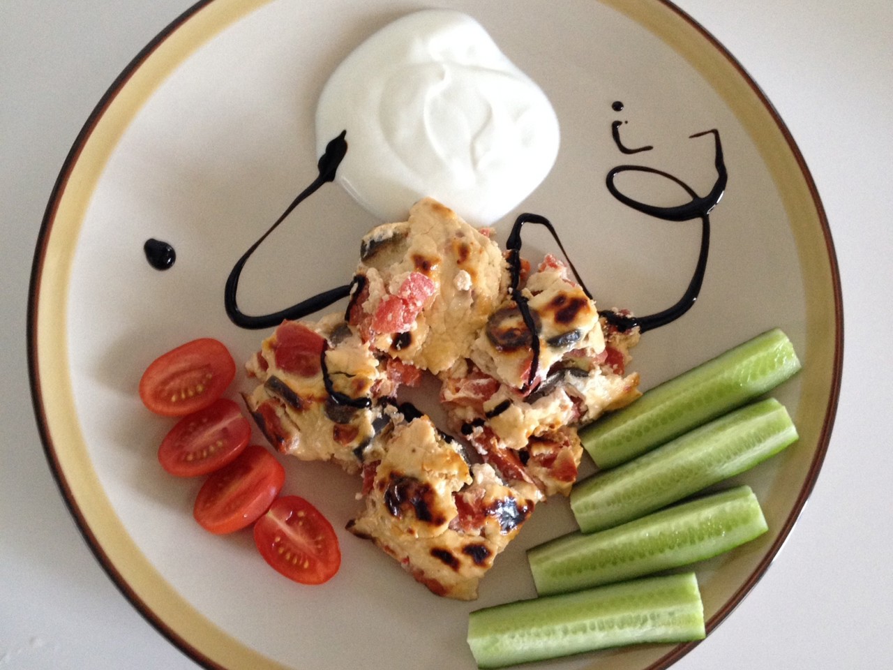 Cottage Cheese Casserole with Vegetables