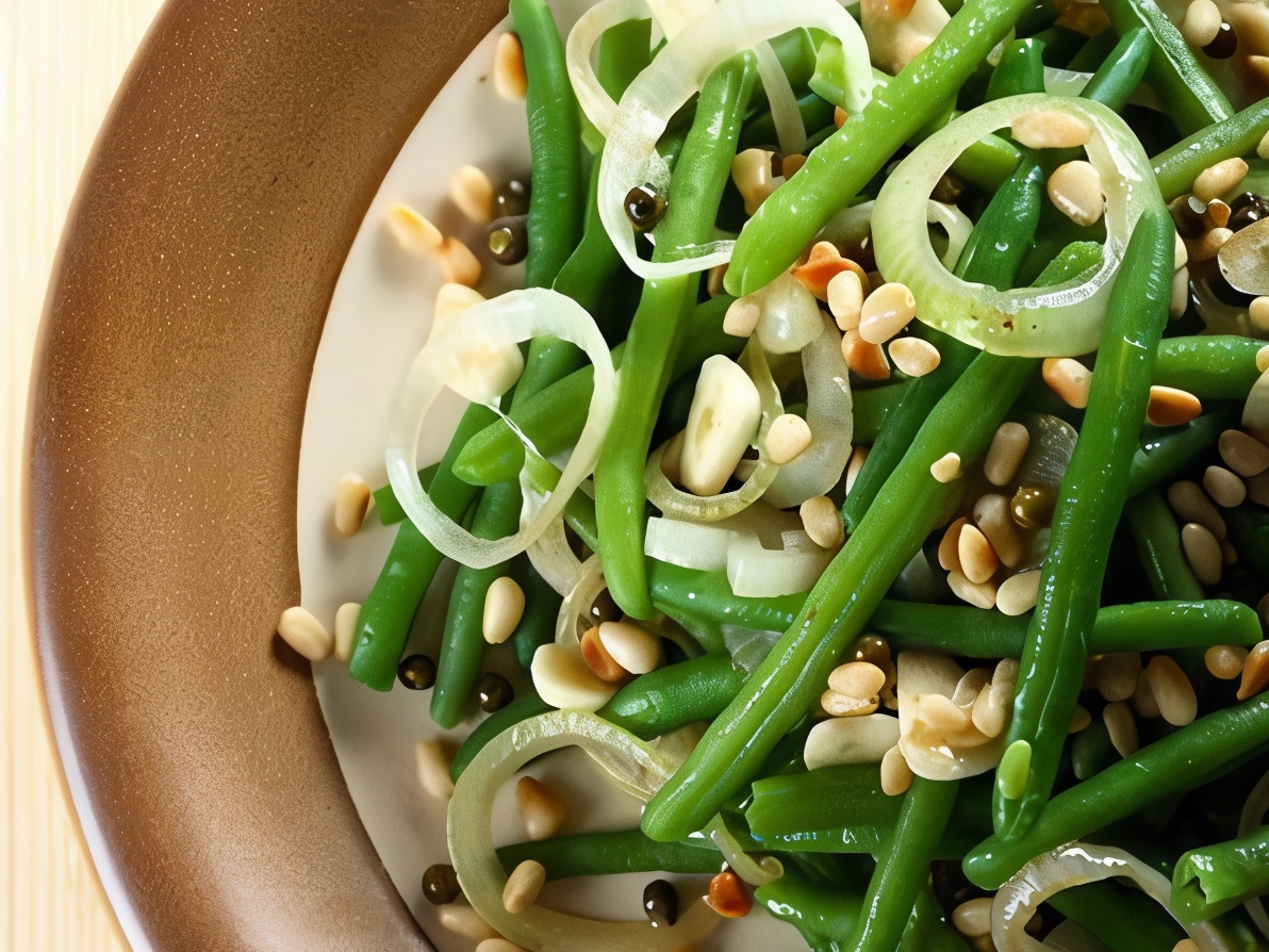 Green Beans with Pine Nuts