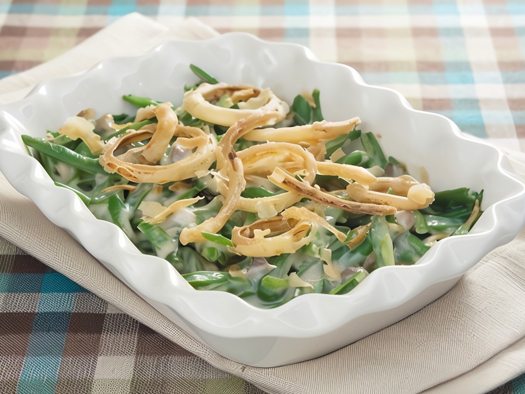 Green Beans with Yogurt and Tahini Dressing