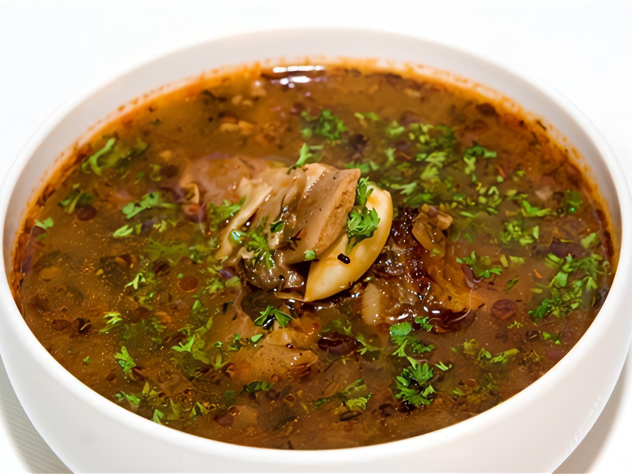 Green Borscht with Rice