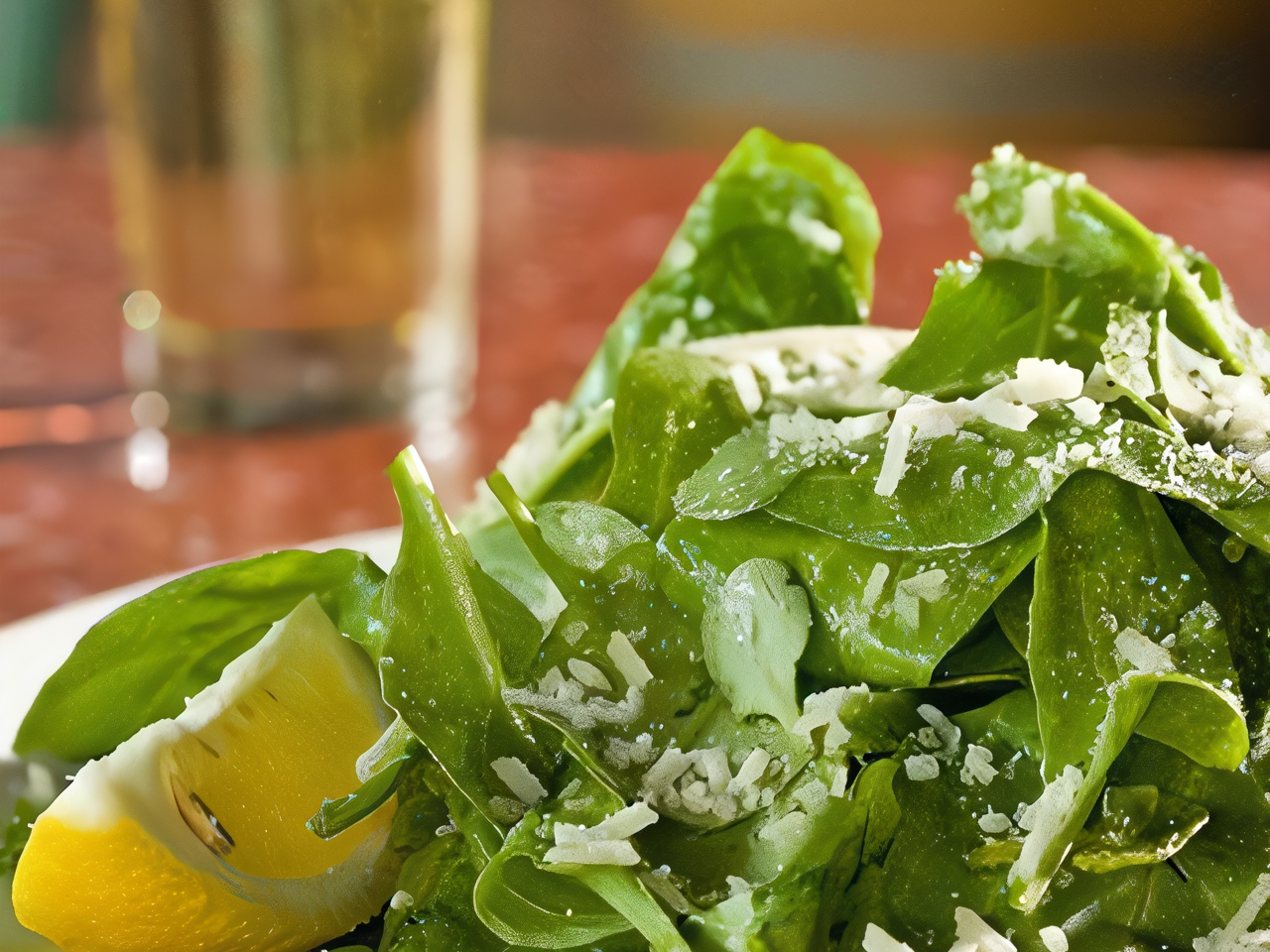 Green Salad with Cheese Vinaigrette