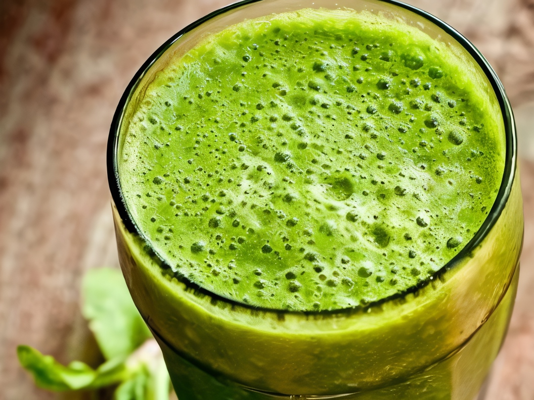 Green Smoothie with Orange Juice
