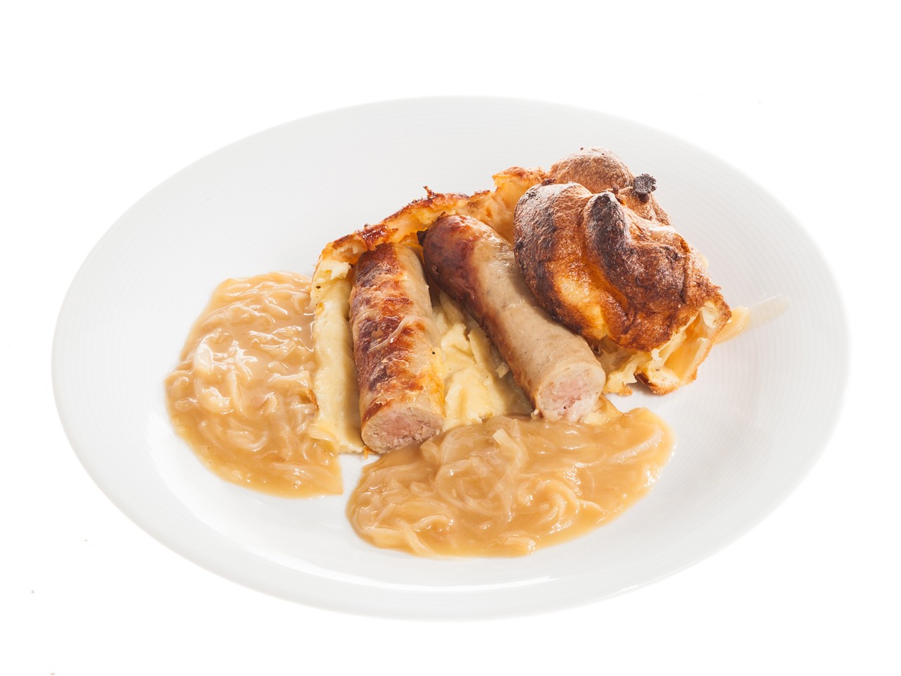 Sausages in Batter 'Frog in a Hole'