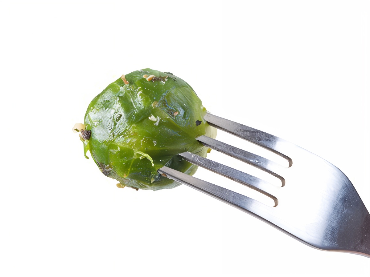 Fried Brussels Sprouts with White Wine and Garlic