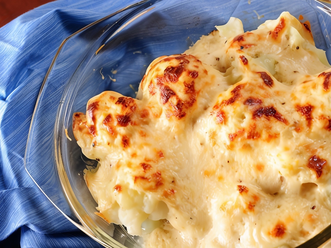 Roasted Cauliflower with Balsamic Vinegar and Parmesan