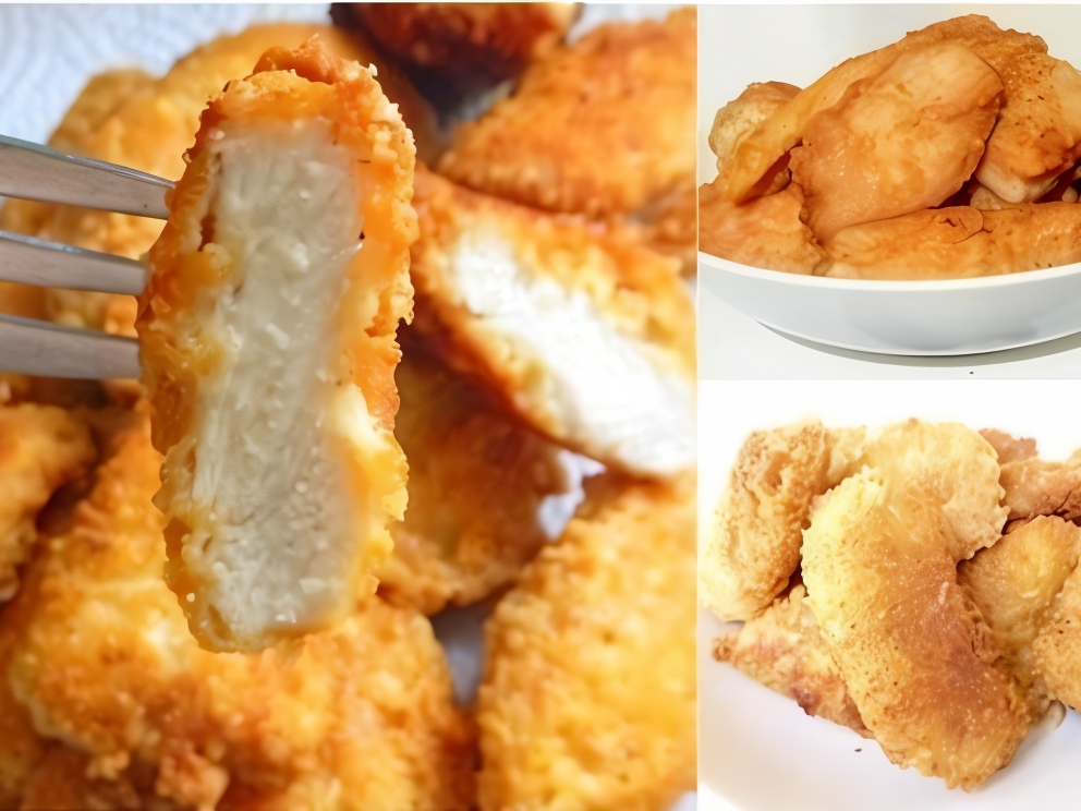 Fried Chicken Breast with Béchamel Sauce
