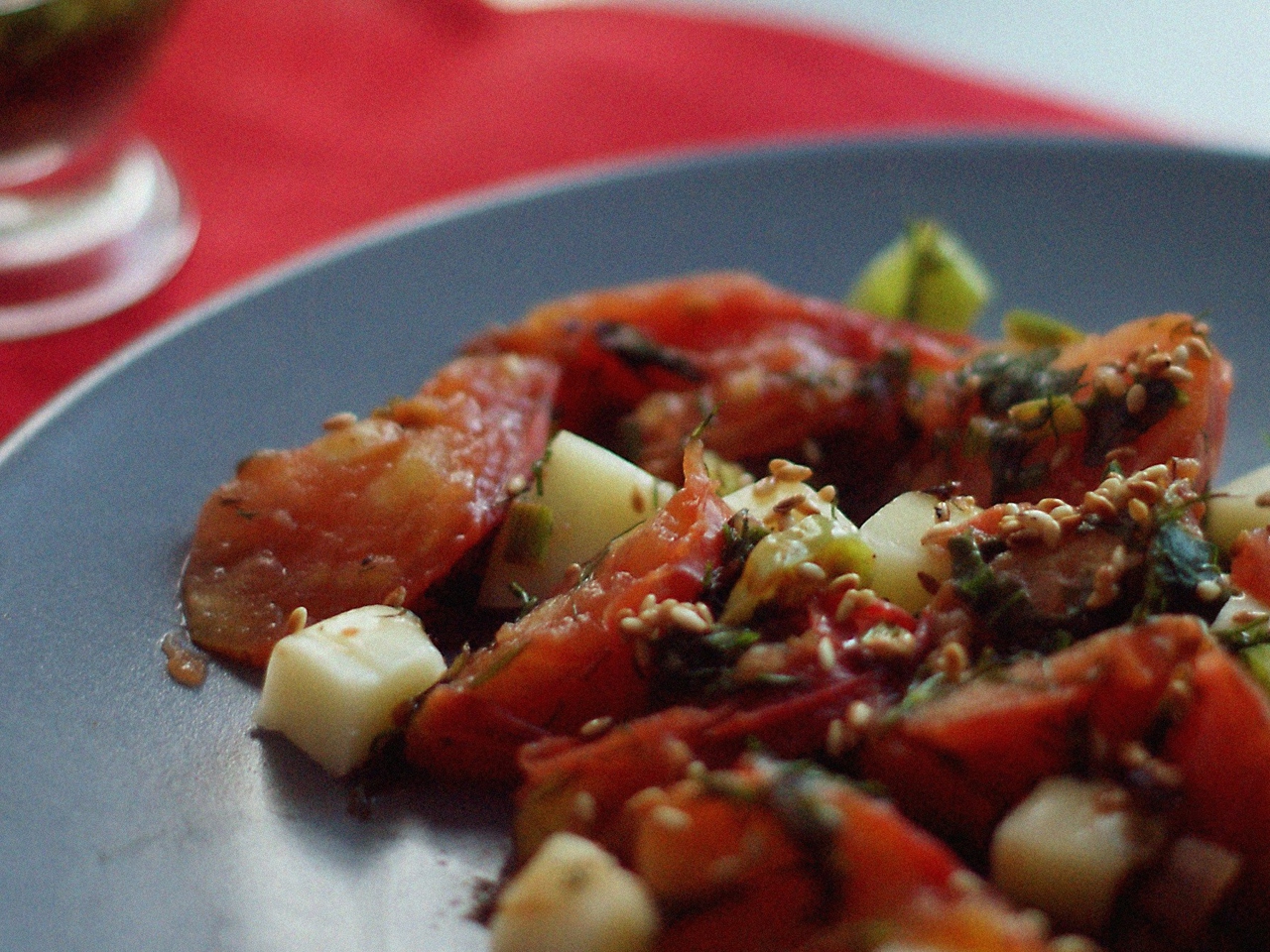 Fried Greens with Tomatoes