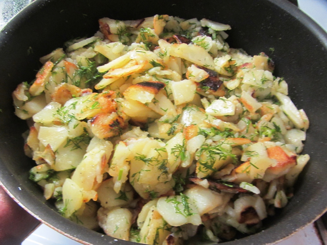 Fried Potatoes with Herbs
