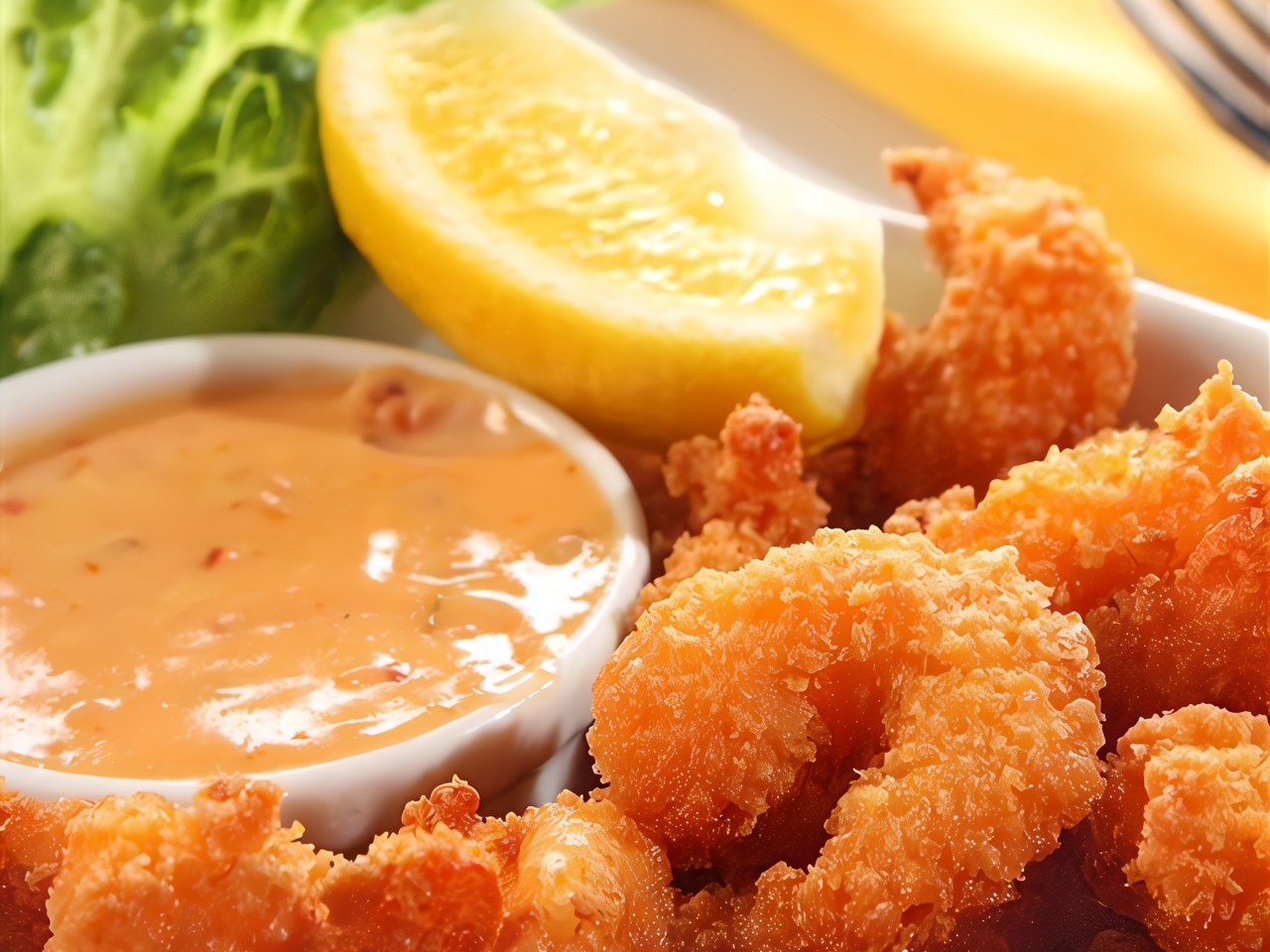 Beer-Battered Fried Shrimp with Tartar Sauce