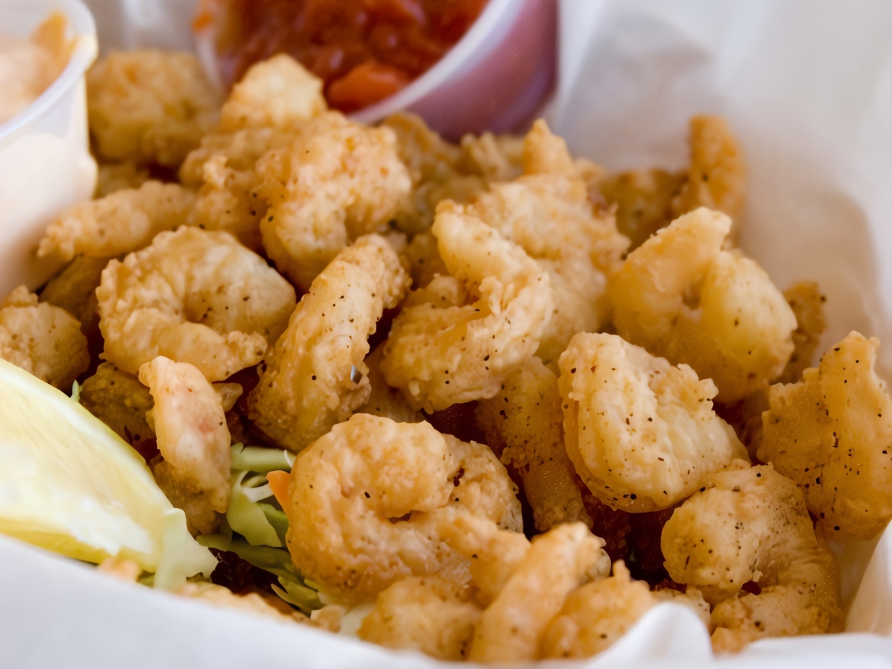Fried Shrimp in Egg