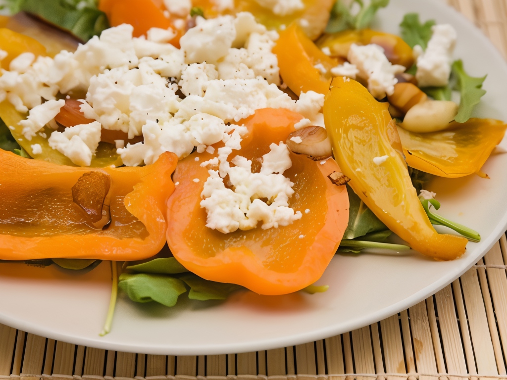 Grilled Yellow Chili Peppers with Feta and Oregano