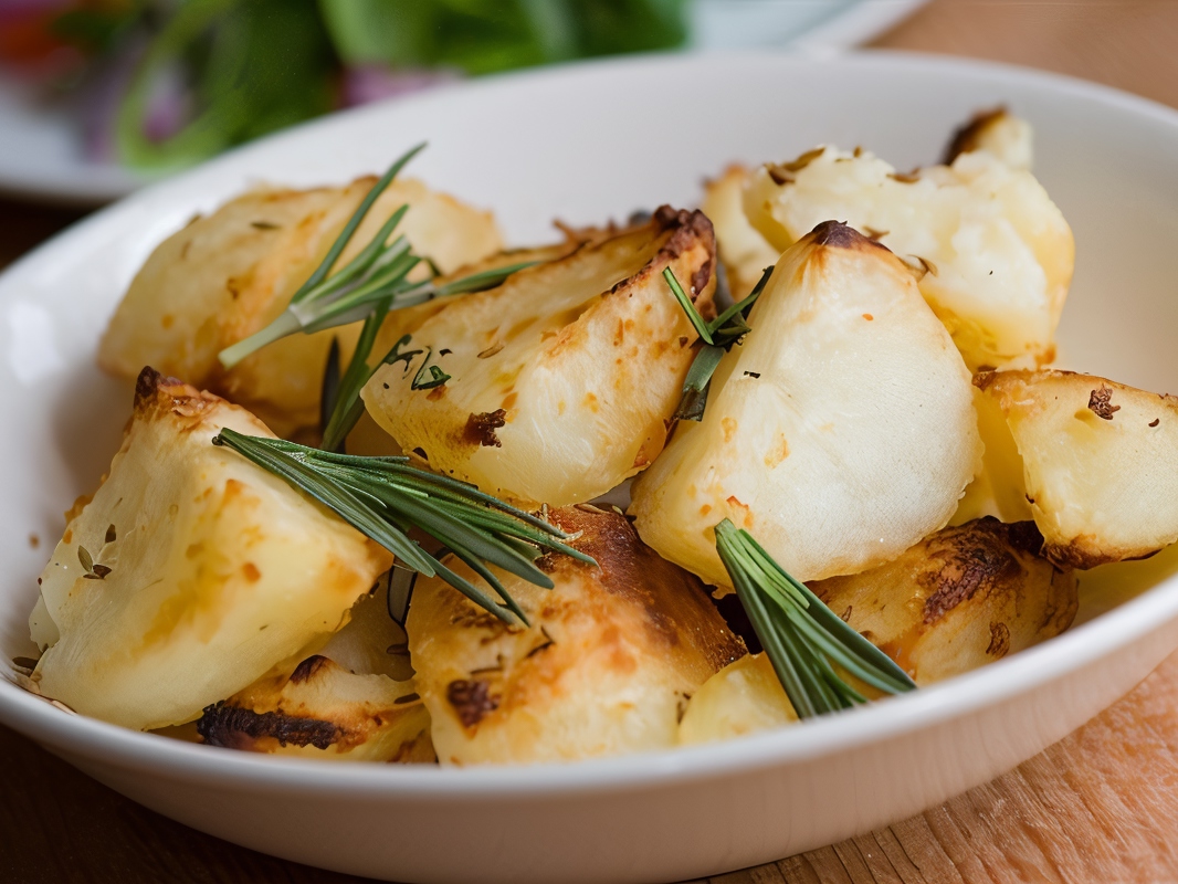 Fried Young Potatoes with Capers, Garlic, and Rosemary