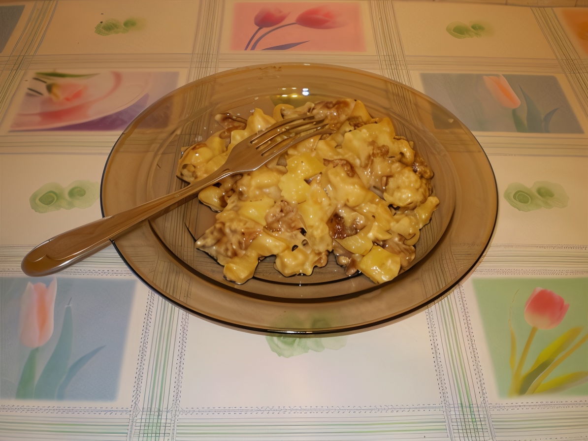 Fried Potatoes with Mushrooms