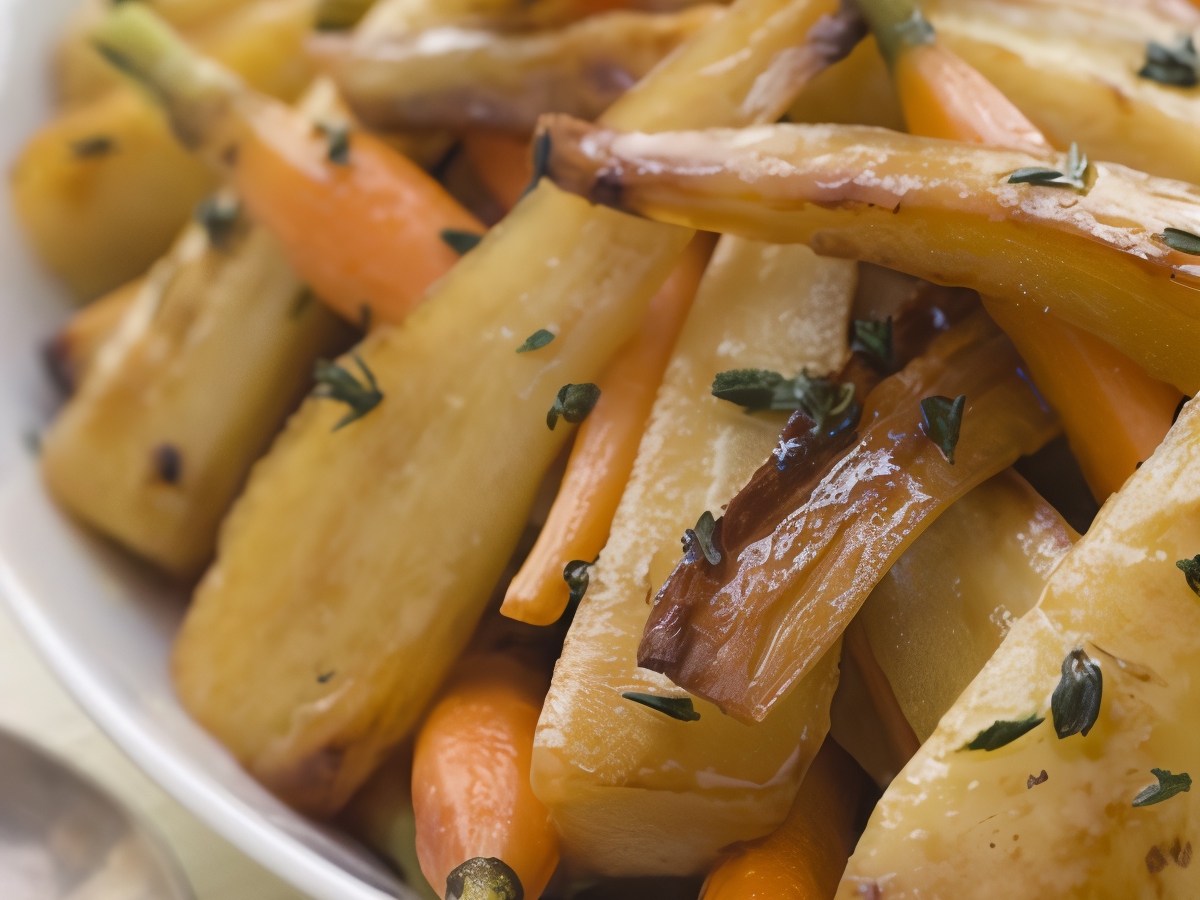 Fried Parsnip with Parsley