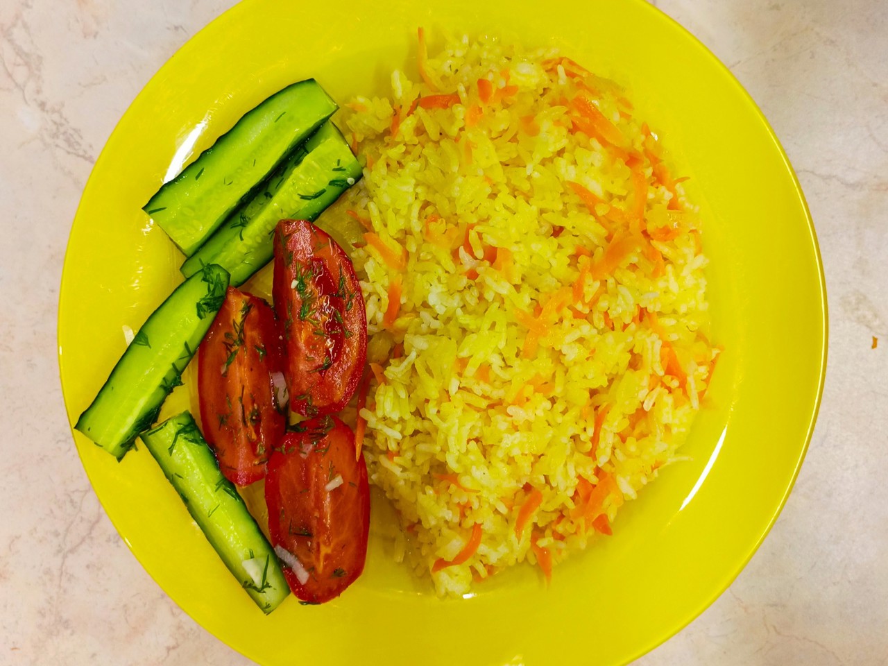 Fried Rice in a Skillet