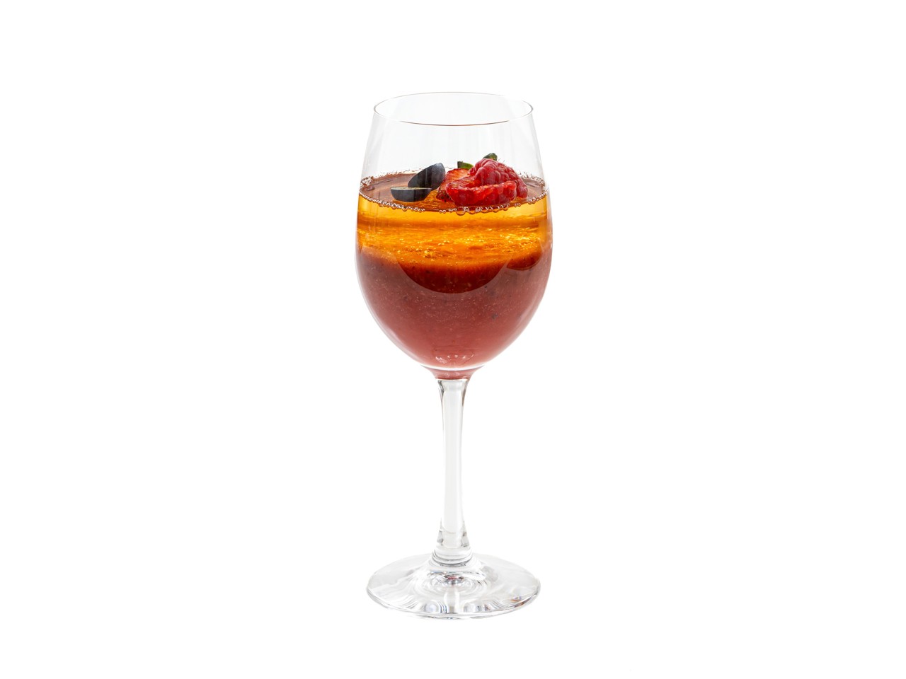 Tomato Jelly with Berries and Rosé Wine