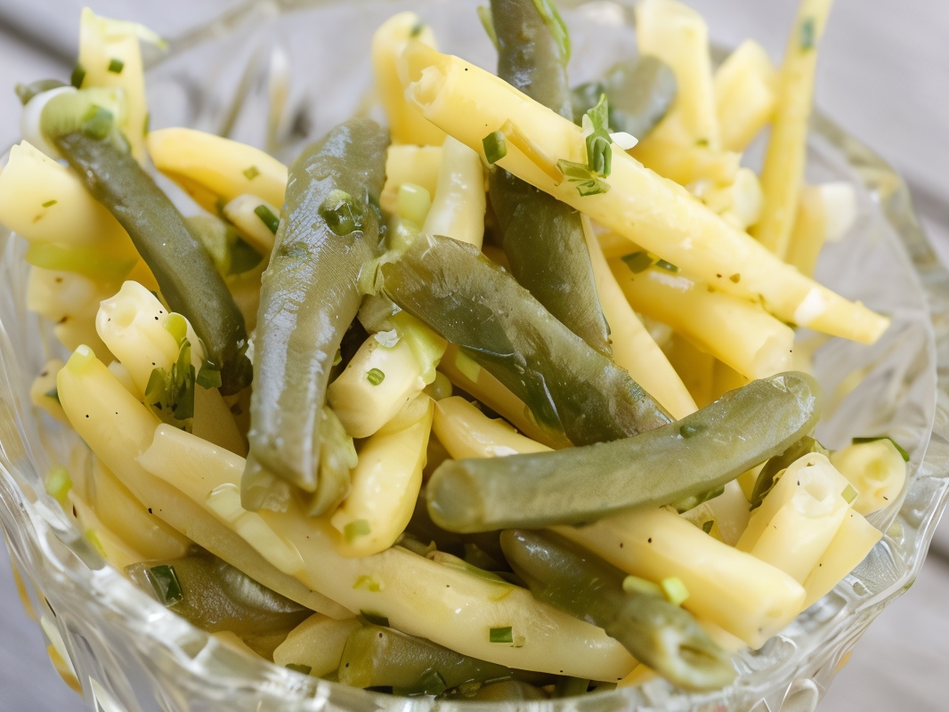Yellow Beans in Mint Oil