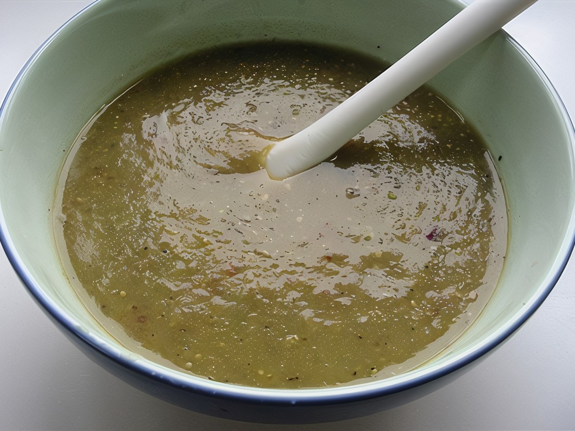 Yellow Barbecue Sauce with Tomatillo