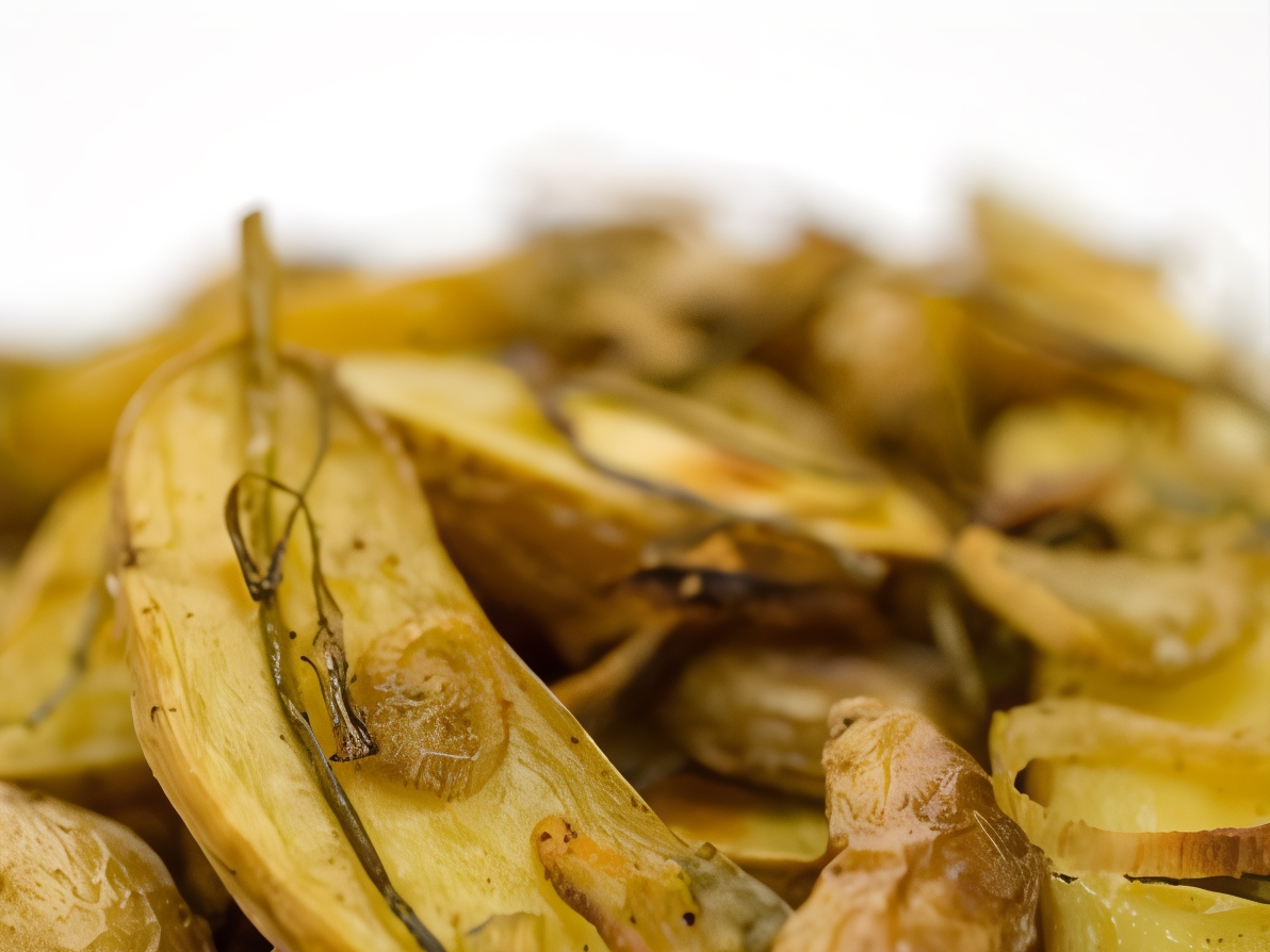 Golden Potatoes in Duck Fat with Garlic and Thyme