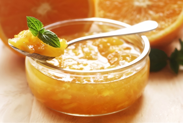 Цитрусовое желе с медом и мятой
