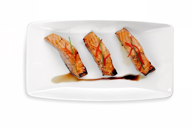 Филе лосося в маринаде с наршарабом