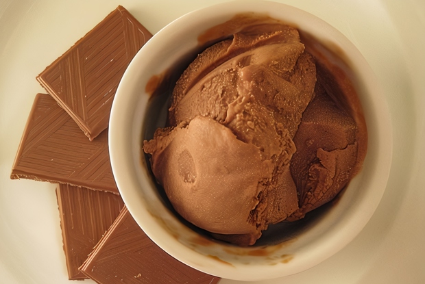Хмельное шоколадное мороженое