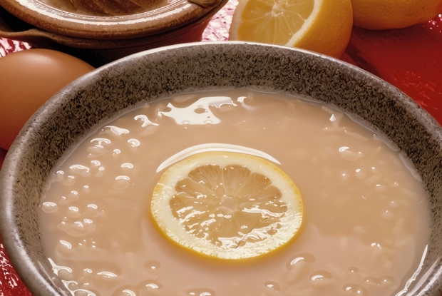 Холодный лимонный суп