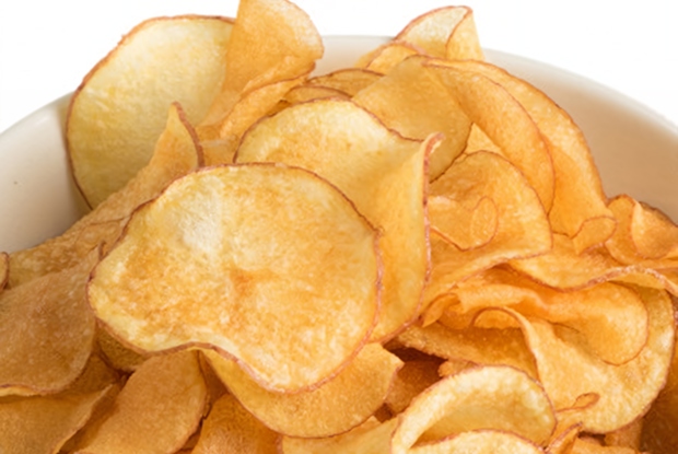Картофельные чипсы с чесноком