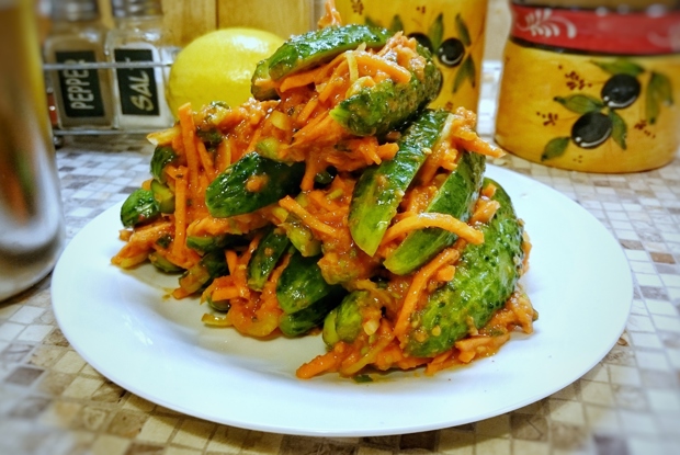 Кимчи из огурцов (ои-собаги)