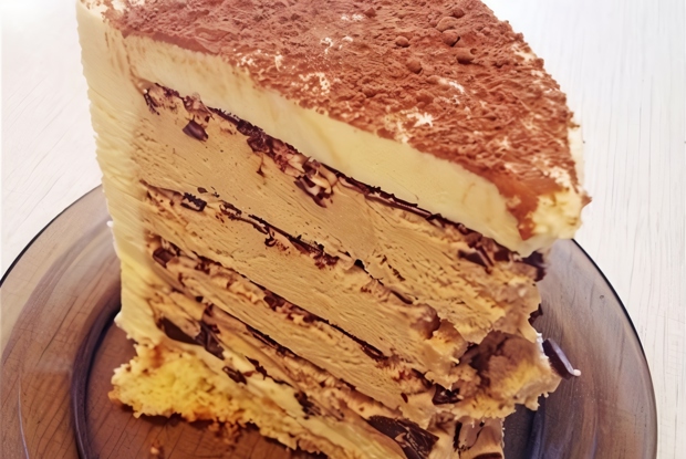Кофейный торт с шоколадом