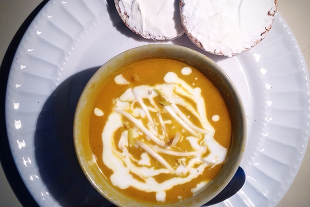 Крем-суп из тыквы и моркови