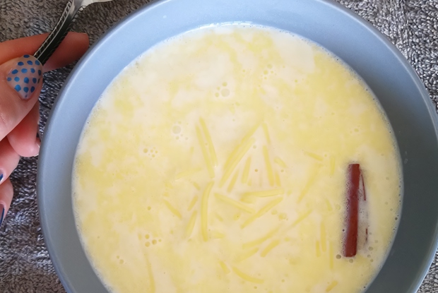 Молочный суп без глютена