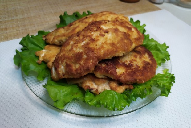 Отбивные из куриного филе