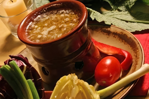 Пьемонтский масляный соус для овощей (Bagna Cauda)