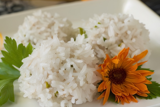 Рис с кинзой и лаймом