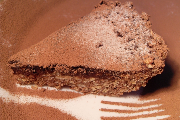 Шоколадно-ореховый торт без запекания