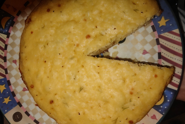 Сырный пирог в мультиварке