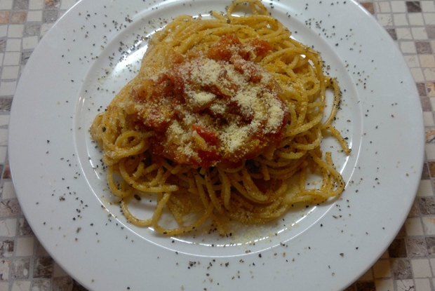 Спагетти с водкой