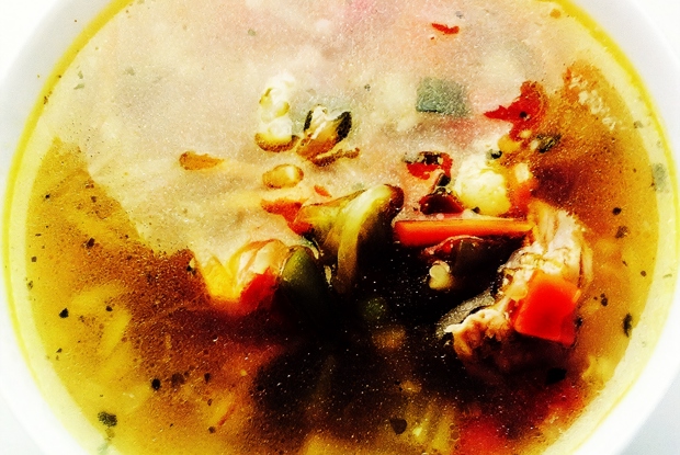 Суп диетический из индейки и овощей