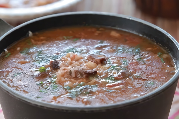 Суп из баранины с рисом по-армянски