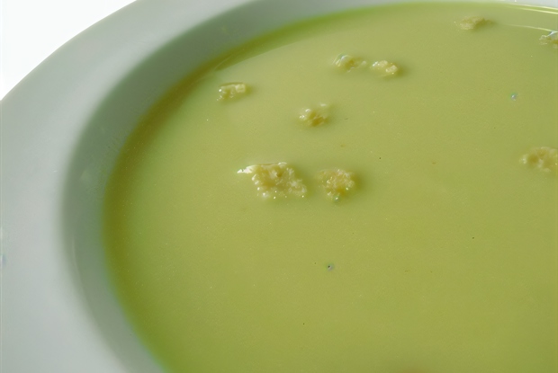 Суп-пюре из крапивы и черемши