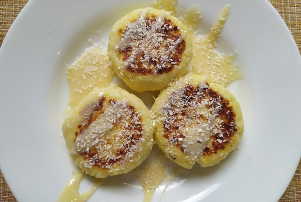 Сырники с кокосовой стружкой